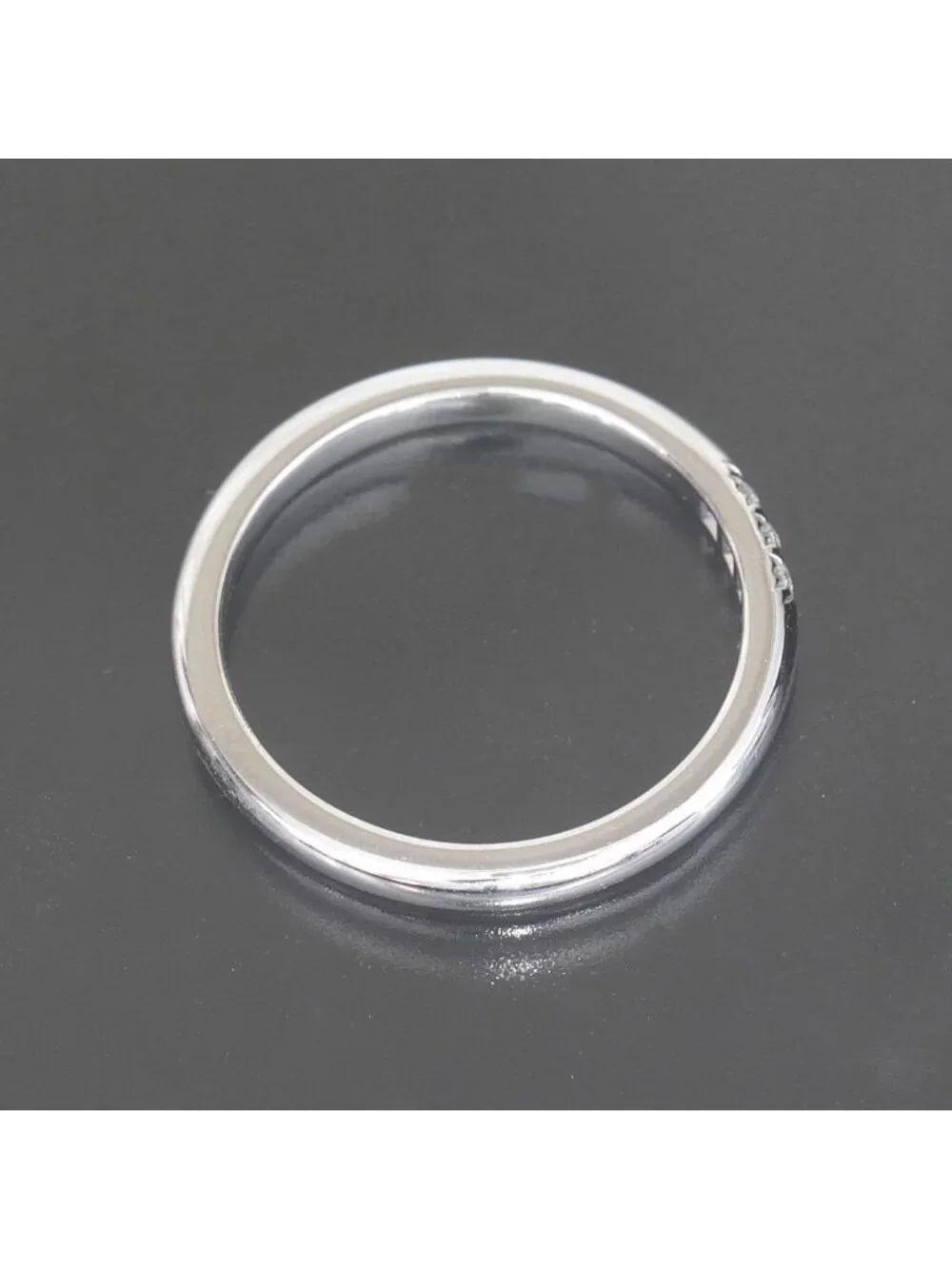 Tiffany & Co Forever Diamond Band Ring Platinum
